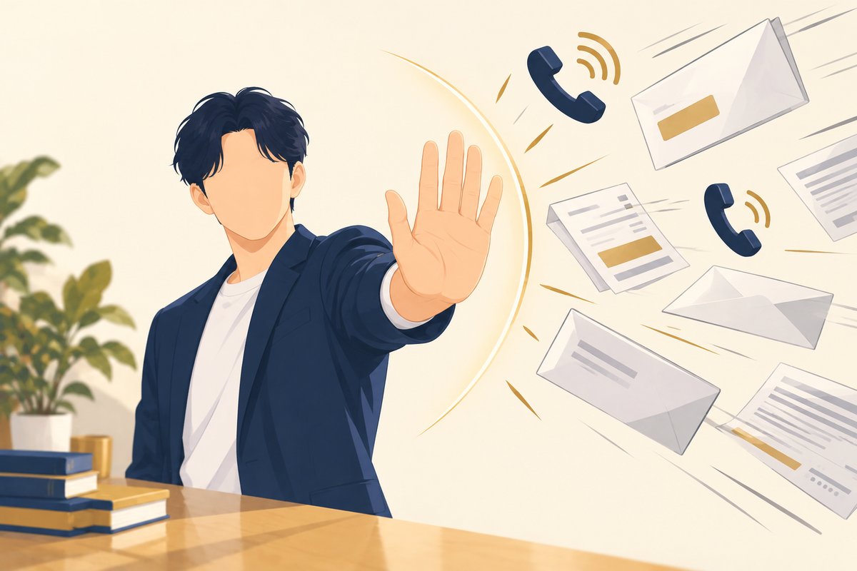 압류와 독촉이 멈추는 표지판